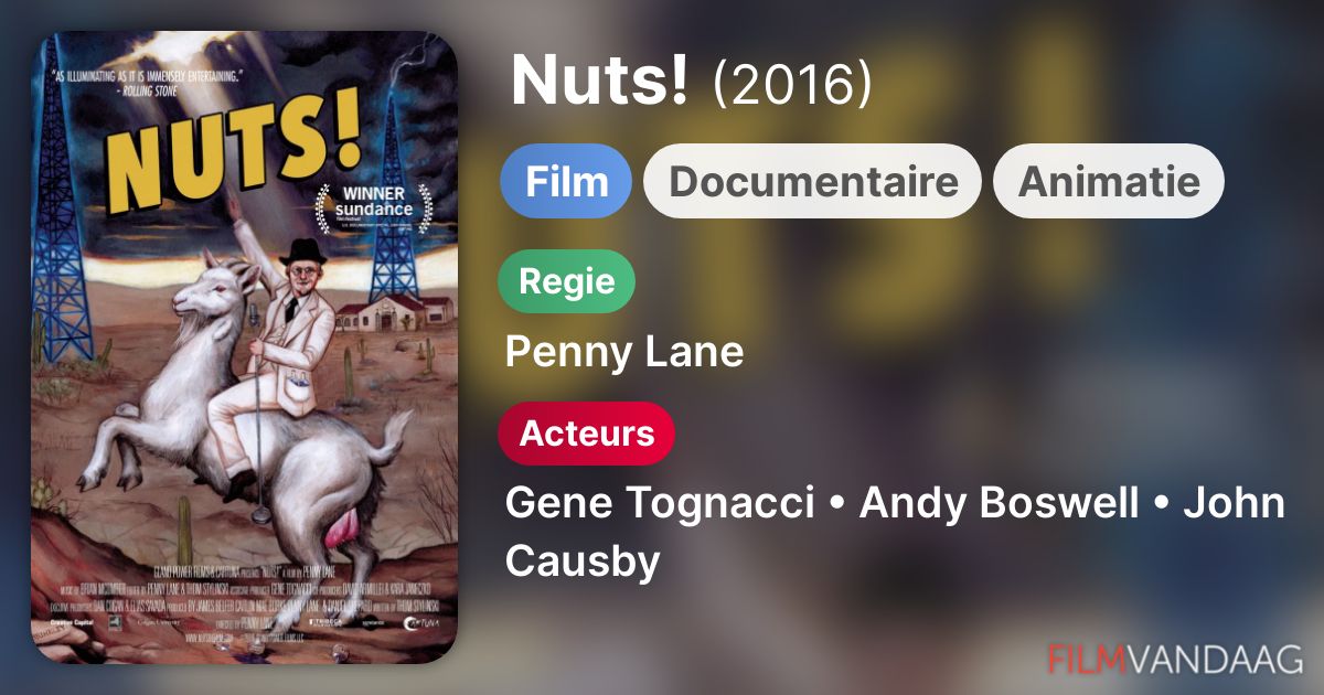 Nuts! (film, 2016) FilmVandaag.nl