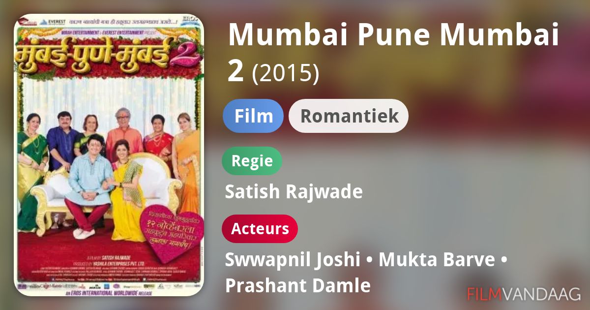 Mumbai Pune Mumbai 2 (film, 2015) FilmVandaag.nl