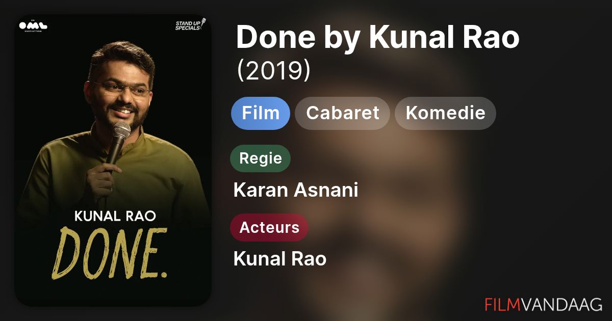 Done by Kunal Rao (film, 2019) - FilmVandaag.nl