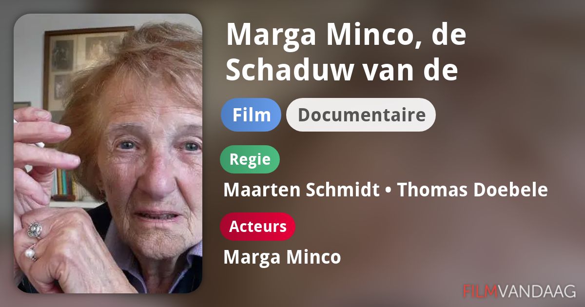 Marga Minco, de Schaduw van de Herinnering (film, 2010) - FilmVandaag.nl