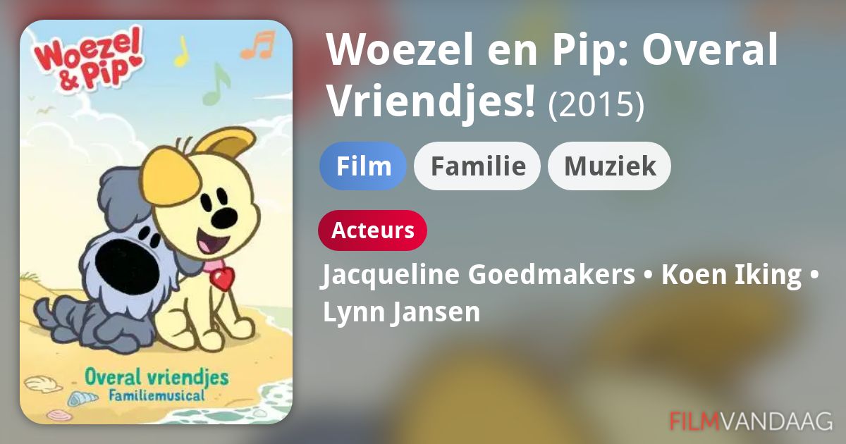 Woezel en Pip: Overal Vriendjes! (film, 2015) - FilmVandaag.nl