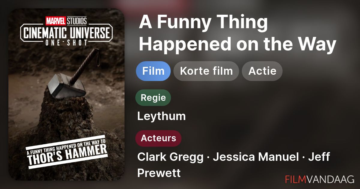 A Funny Thing Happened On The Way To Thor's Hammer