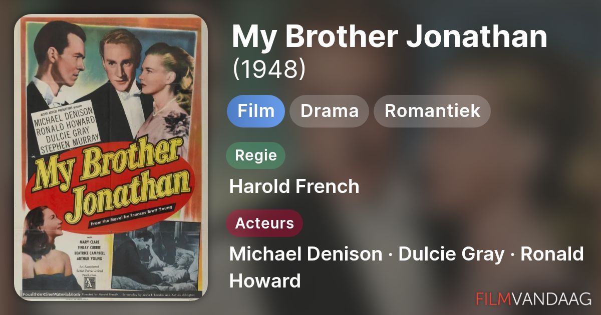 My Brother Jonathan film 1948 FilmVandaag nl
