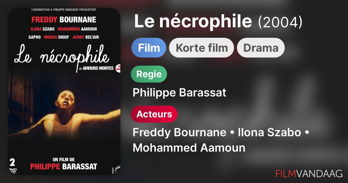 Le nécrophile (film, 2004) FilmVandaag.nl