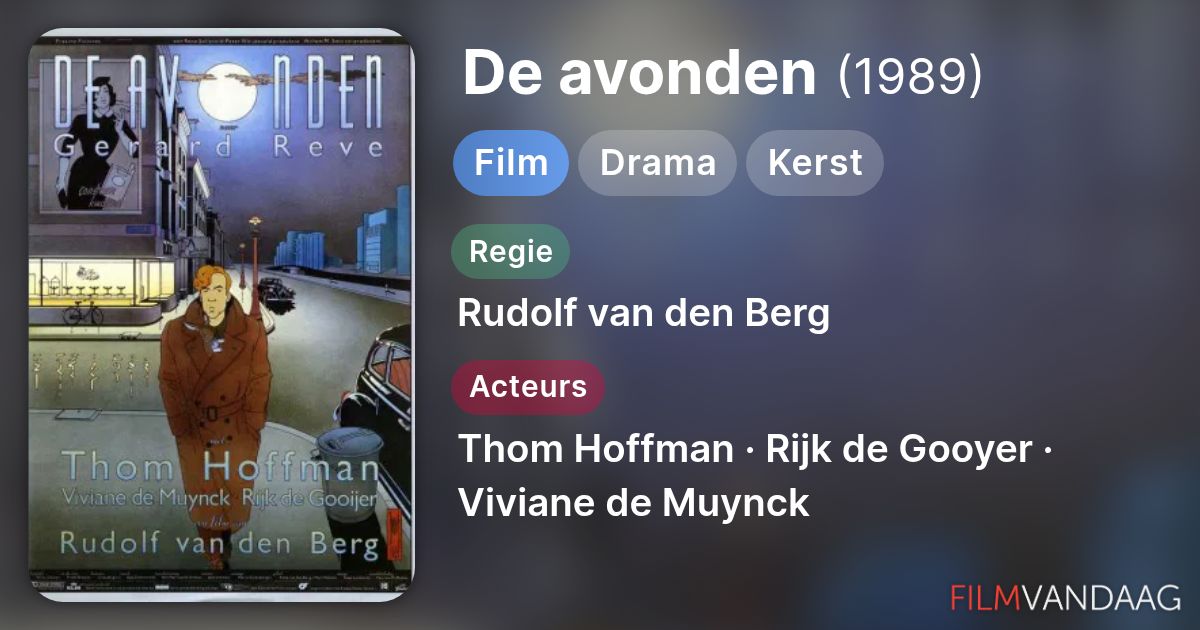 De avonden (film, 1989) Nu Online Kijken - FilmVandaag.nl