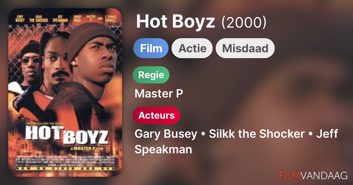 Hot Boyz (film, 1999) FilmVandaag.nl