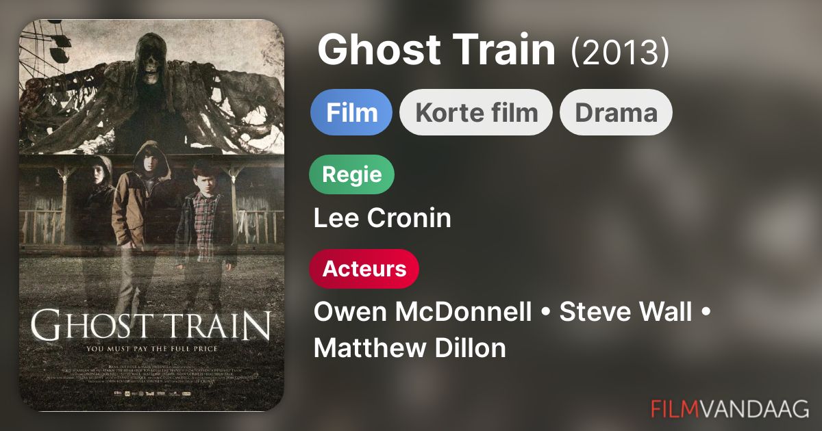 Ghost Train (film, 2013) FilmVandaag.nl