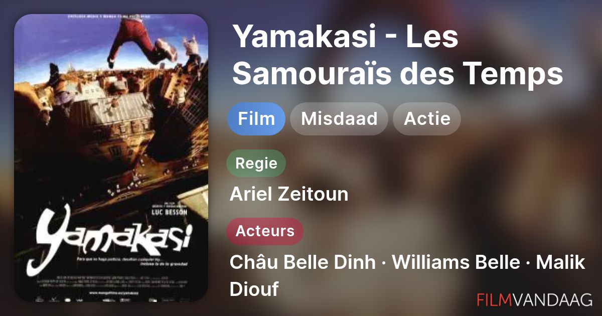 Yamakasi - Les Samouraïs des Temps Modernes (film, 2001) - FilmVandaag.nl