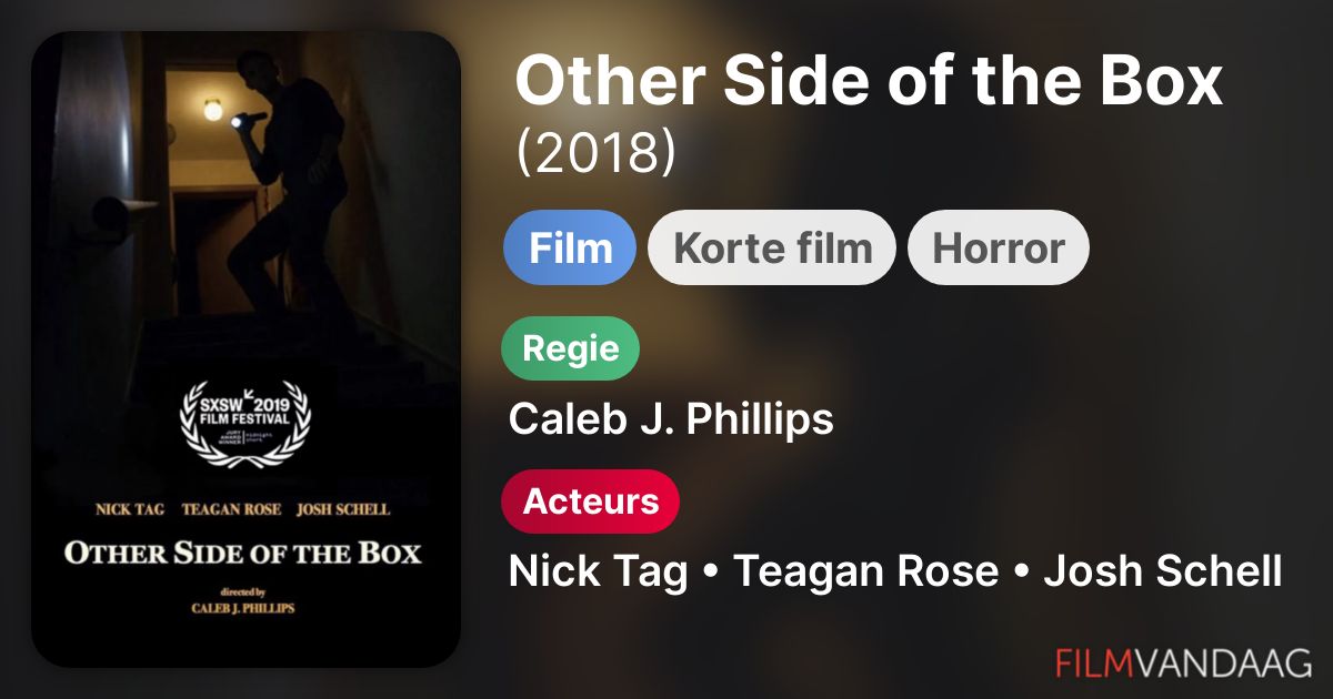 Other Side of the Box (film, 2018) FilmVandaag.nl Other Side of the Box (film, 2018) FilmVandaag.nl