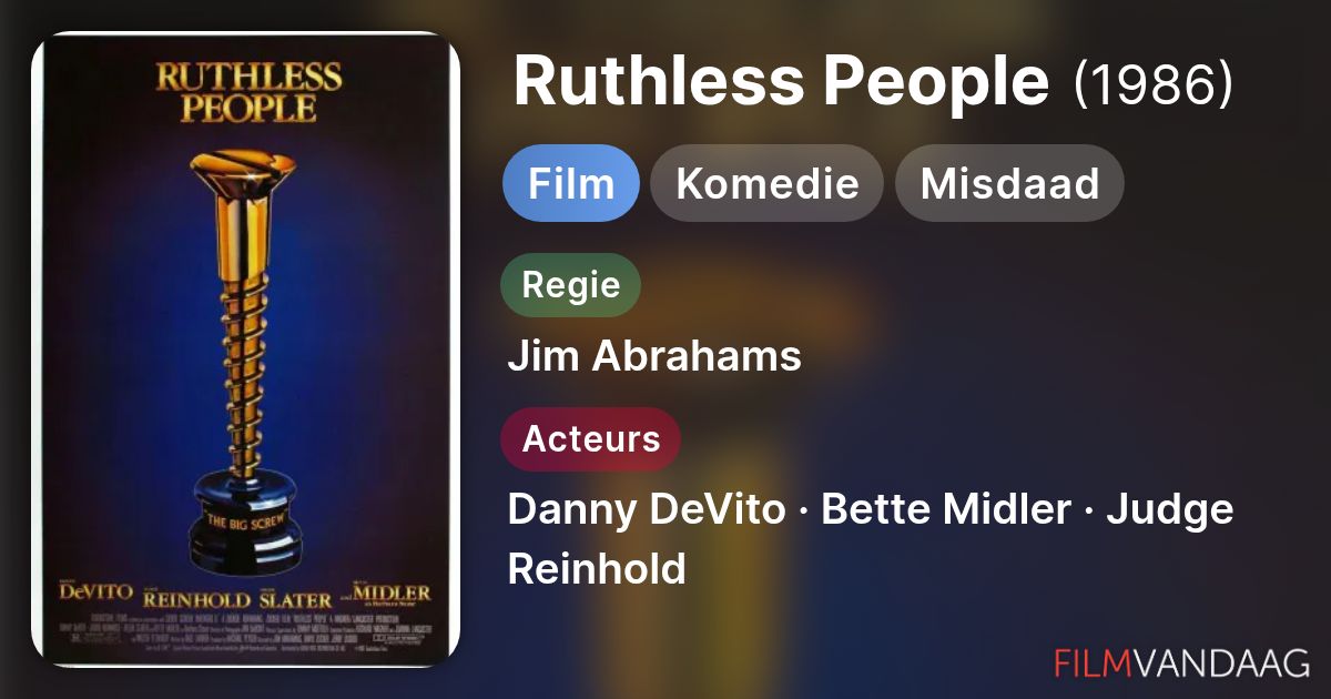 Ruthless People (film, 1986) - FilmVandaag.nl
