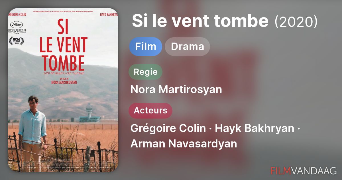 Si le vent tombe (film, 2020) Nu Online Kijken - FilmVandaag.nl