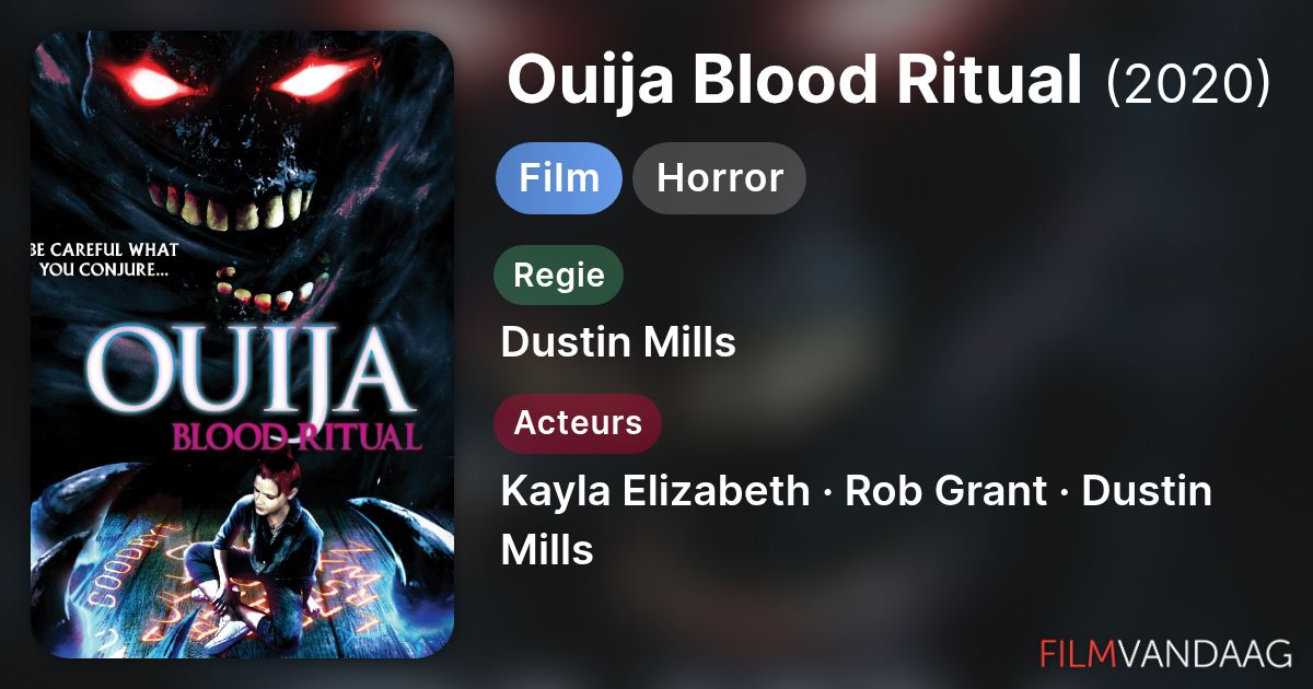 Ouija Blood Ritual (film, 2020) - FilmVandaag.nl