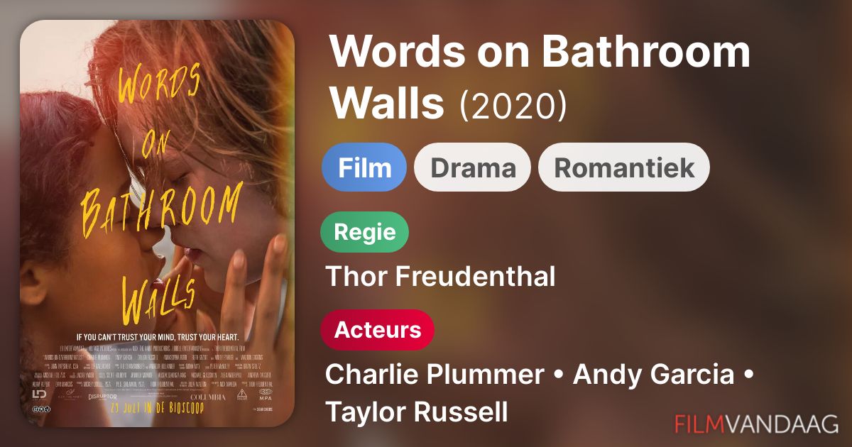 Words on Bathroom Walls (film, 2020) FilmVandaag.nl