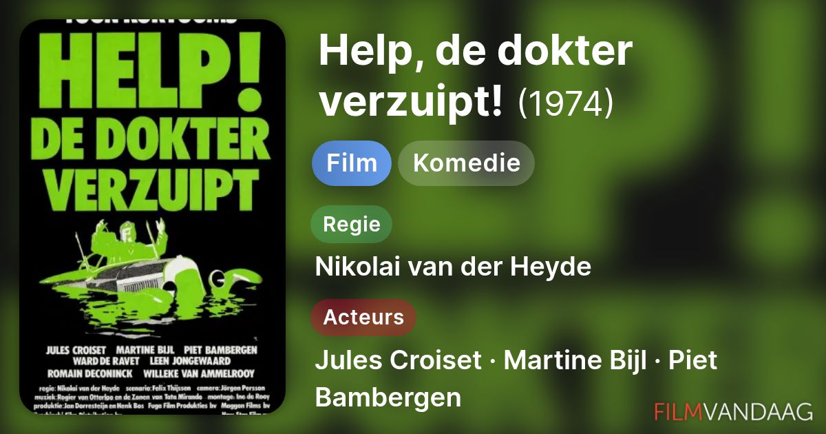 Help, de dokter verzuipt! (film, 1974) - FilmVandaag.nl