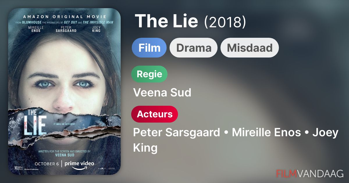 The Lie (film, 2018) FilmVandaag.nl