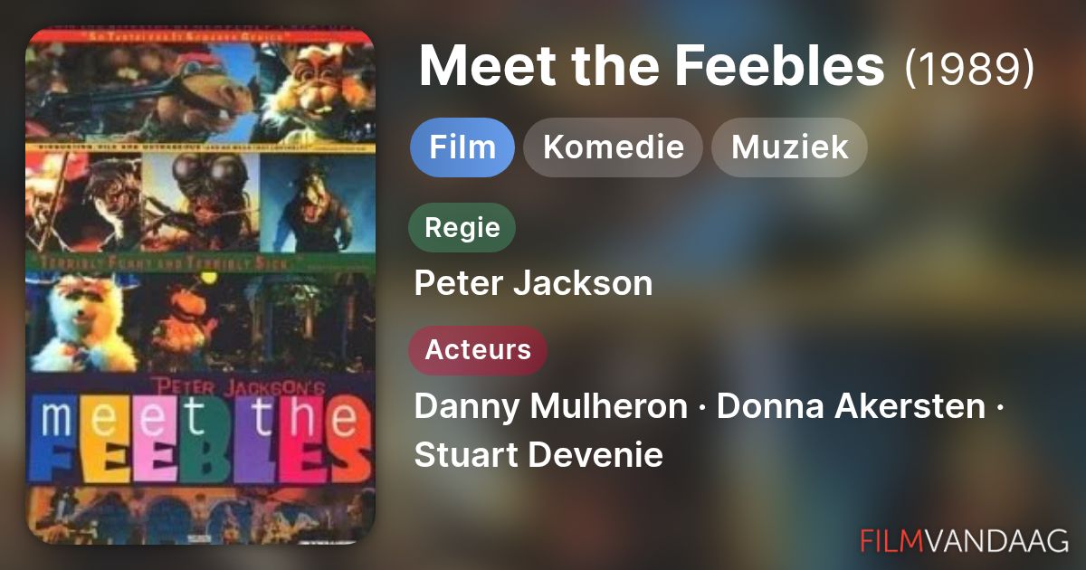 Meet the Feebles (film, 1989) FilmVandaag.nl