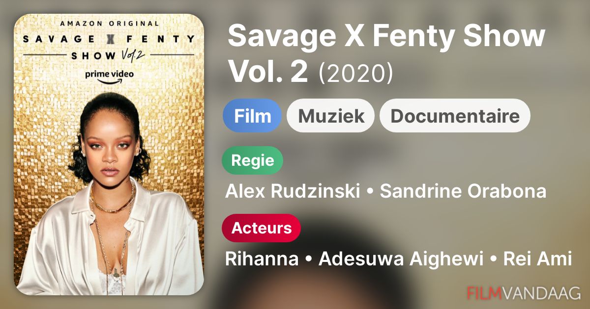 Savage X Fenty Show Vol 2 Film Filmvandaag Nl