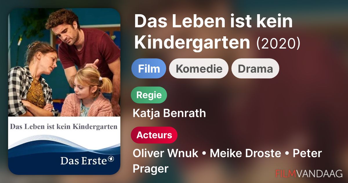 Das Leben ist kein Kindergarten (film, 2020) - FilmVandaag.nl