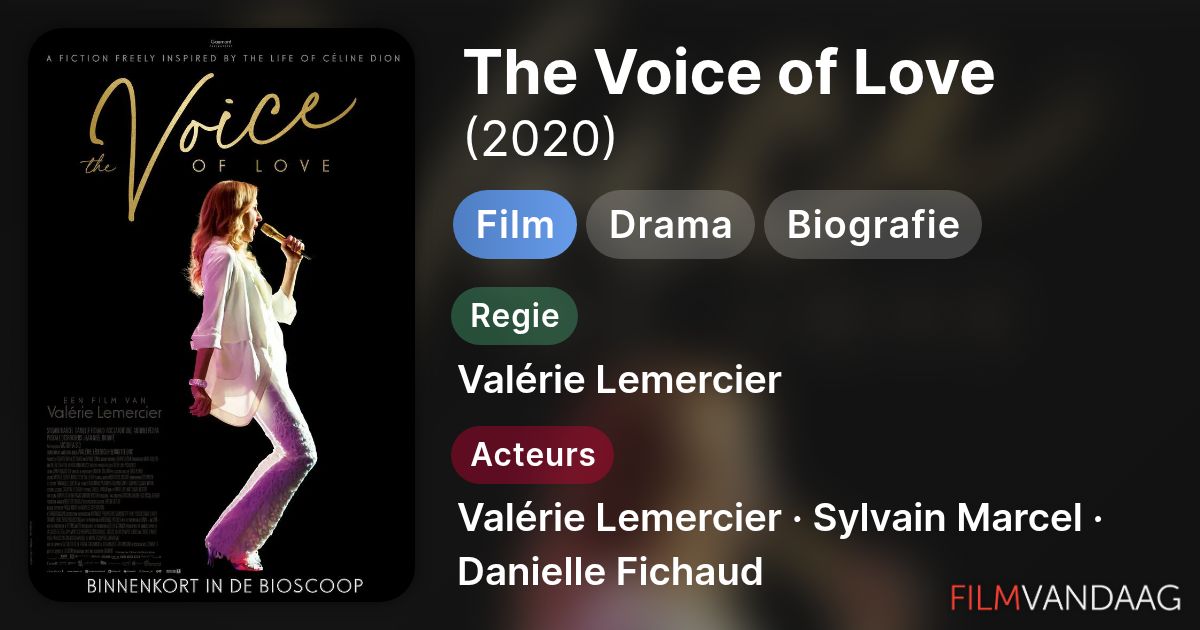 The Voice of Love (film, 2020) - FilmVandaag.nl