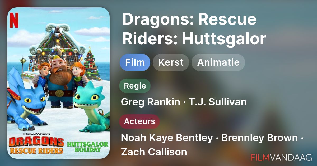 Dragons: Rescue Riders: Huttsgalor Holiday (film, 2020) - FilmVandaag.nl