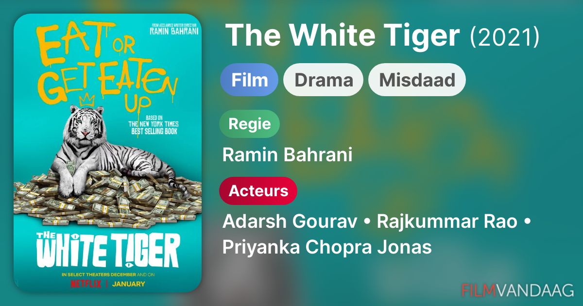 The White Tiger (film, 2021) FilmVandaag.nl