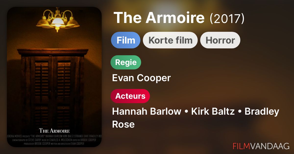 The Armoire (film, 2017) FilmVandaag.nl