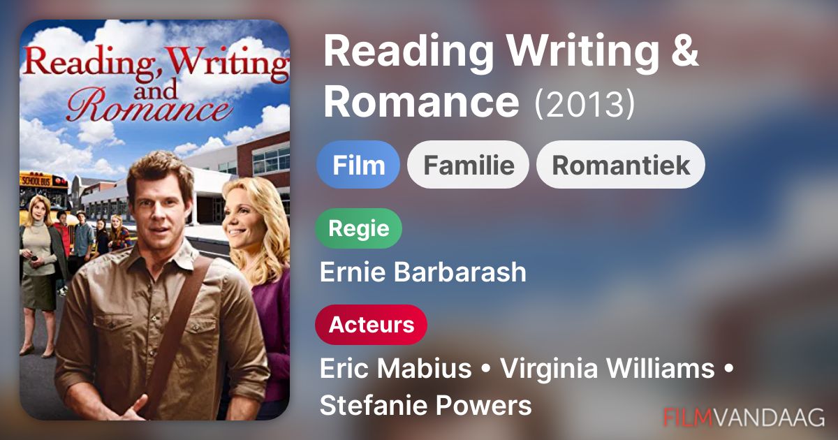 Reading Writing & Romance (film, 2013) FilmVandaag.nl