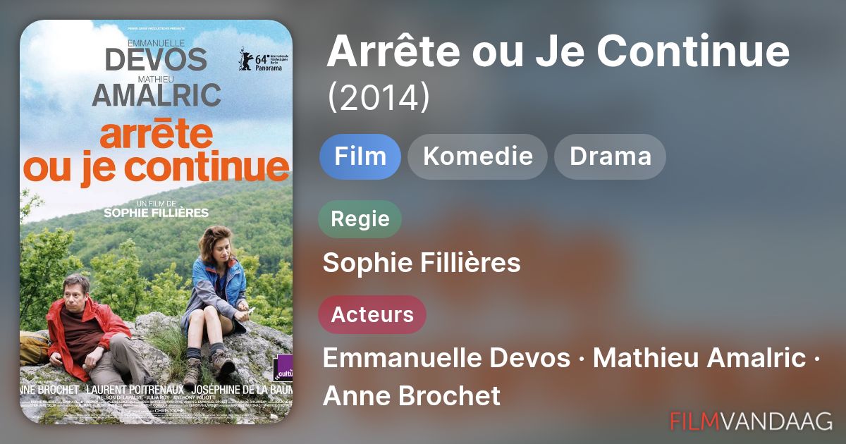 Arrête ou Je Continue (film, 2014) - FilmVandaag.nl
