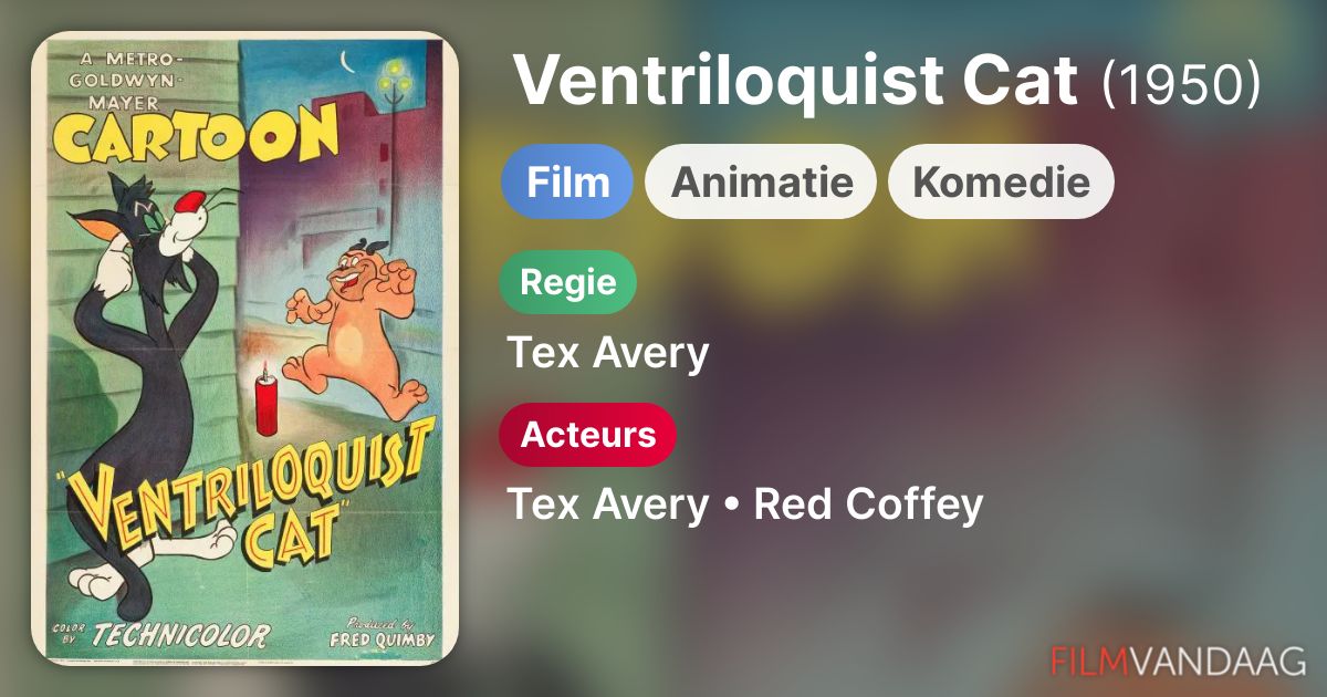 Ventriloquist Cat (film, 1950) FilmVandaag.nl