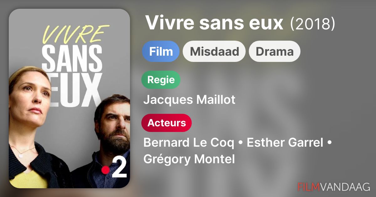 Film Vivre Sans Eux Vivre sans eux (film, 2018) kopen op dvd of blu-ray - FilmVandaag.nl