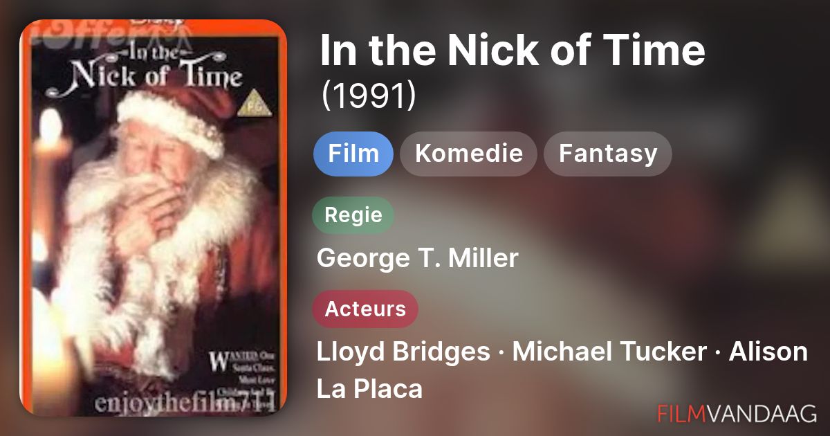 In the Nick of Time (film, 1991) - FilmVandaag.nl