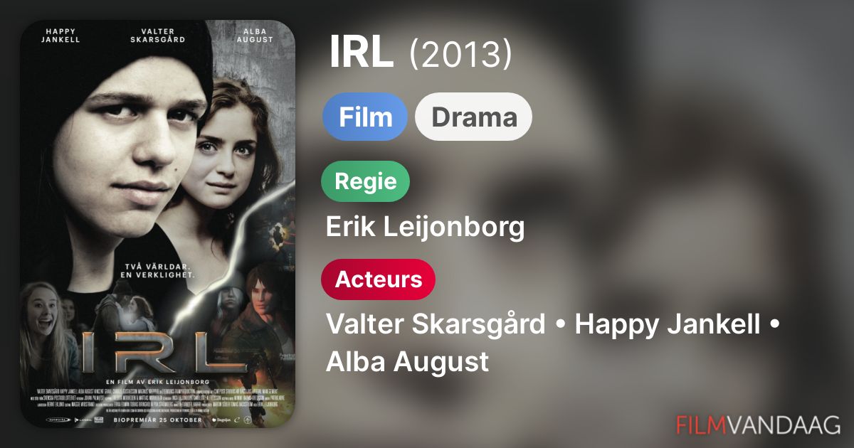 IRL (film, 2013) FilmVandaag.nl