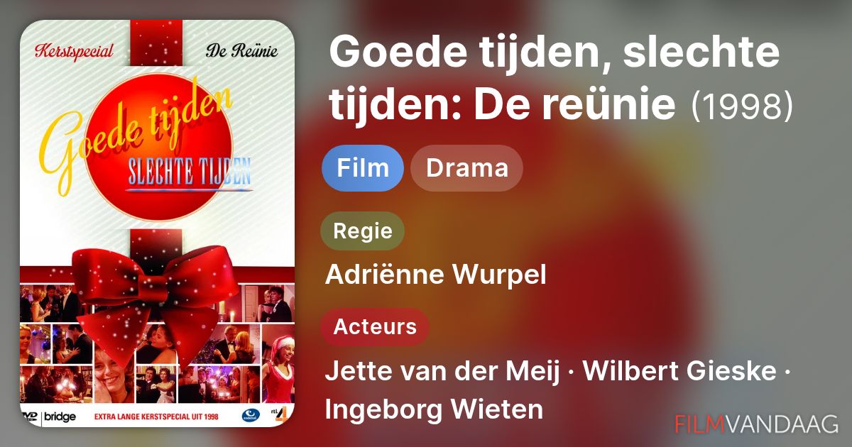 Goede tijden, slechte tijden: De reünie (film, 1998) - FilmVandaag.nl
