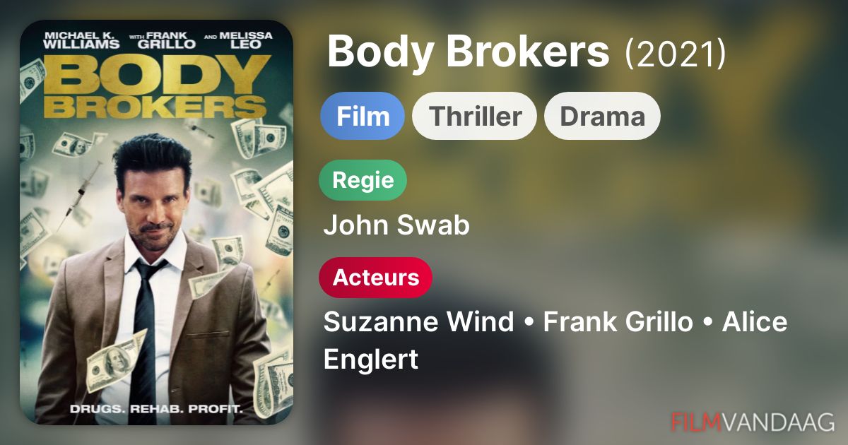 Body Brokers (film, 2021) FilmVandaag.nl