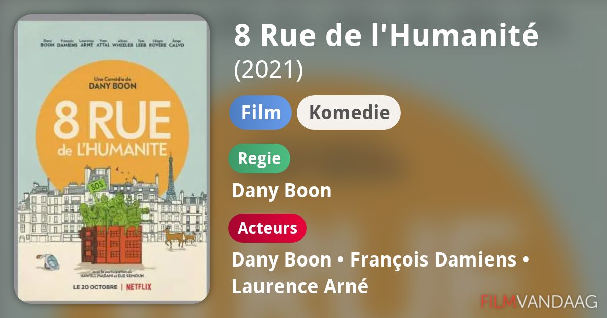 8 Rue De L Humanite Film 8 Rue de l'Humanité (film) - FilmVandaag.nl