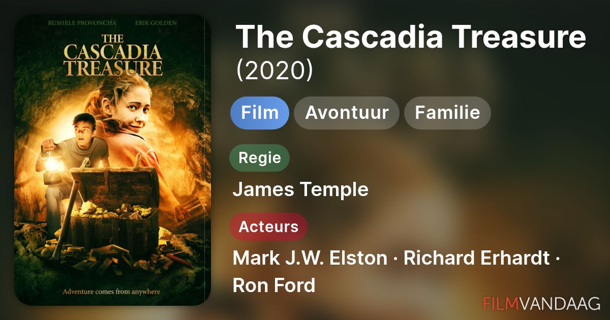 The Cascadia Treasure (film, 2020) FilmVandaag.nl