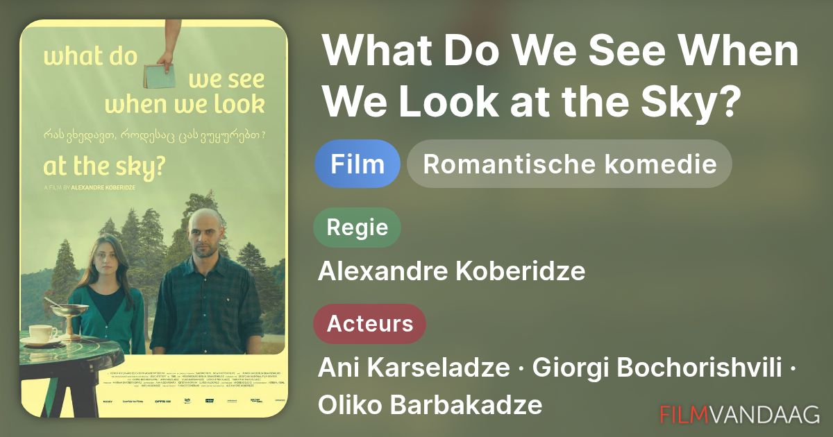 What Do We See When We Look at the Sky? (film, 2021) - FilmVandaag.nl