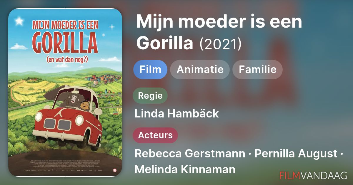 Mijn moeder is een Gorilla (film, 2021) - FilmVandaag.nl