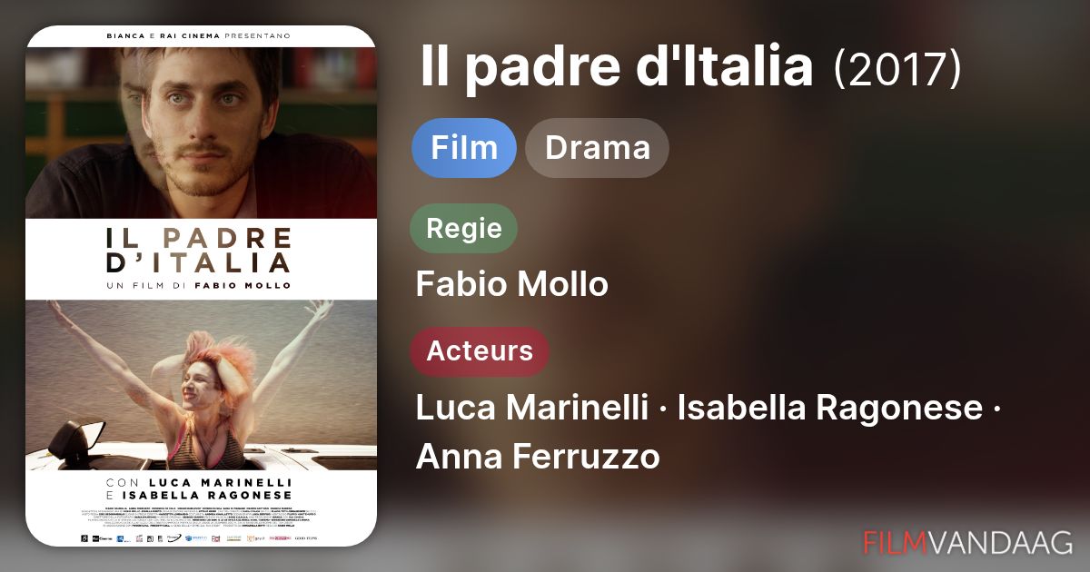 Il padre d'Italia (film, 2017) FilmVandaag.nl