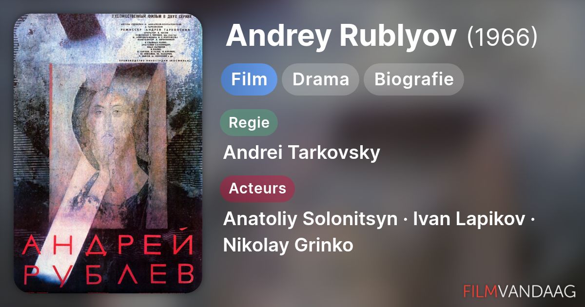 Andrey Rublyov (film, 1966) - FilmVandaag.nl