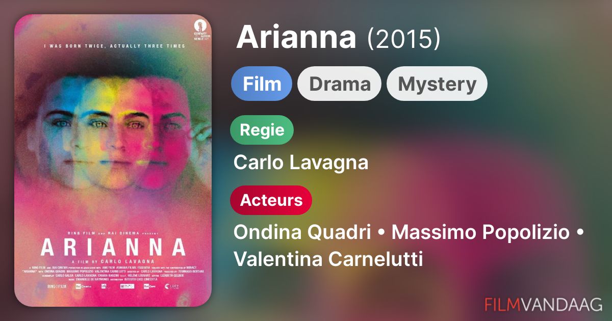 Arianna (film, 2015) FilmVandaag.nl
