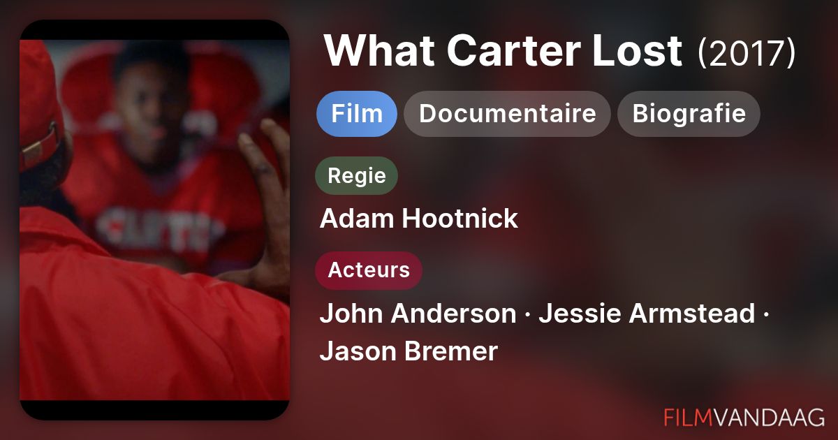 What Carter Lost (film, 2017) - FilmVandaag.nl