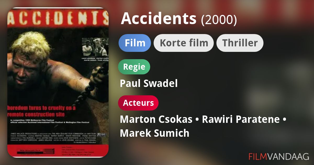 Accidents (film, 2000) FilmVandaag.nl