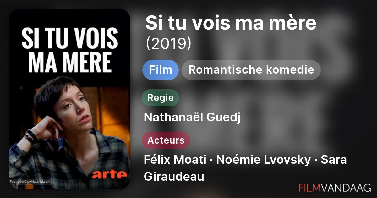 Si tu vois ma mère (film, 2019) - FilmVandaag.nl