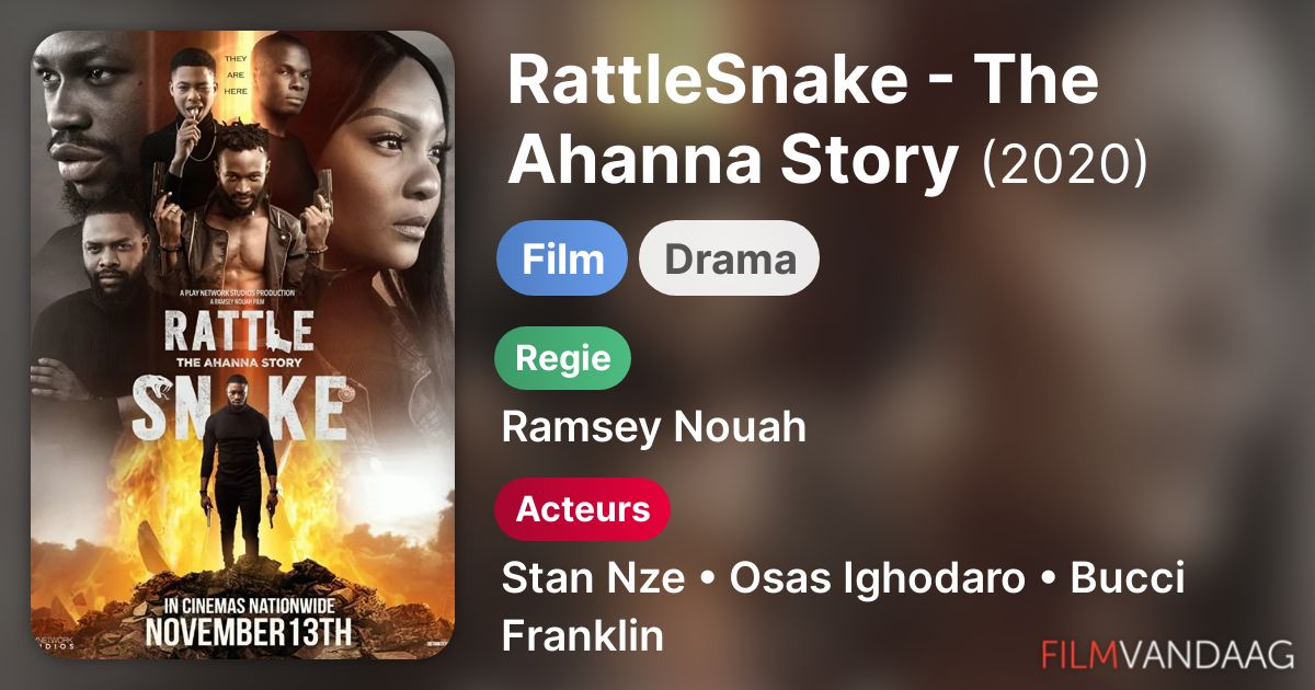 RattleSnake The Ahanna Story (film, 2020) FilmVandaag.nl