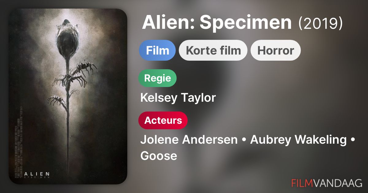 Alien Specimen (film, 2019) Nu Online Kijken FilmVandaag.nl