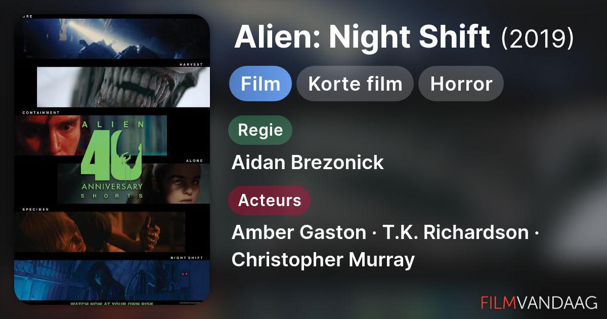 Alien: Night Shift (film, 2019) - FilmVandaag.nl