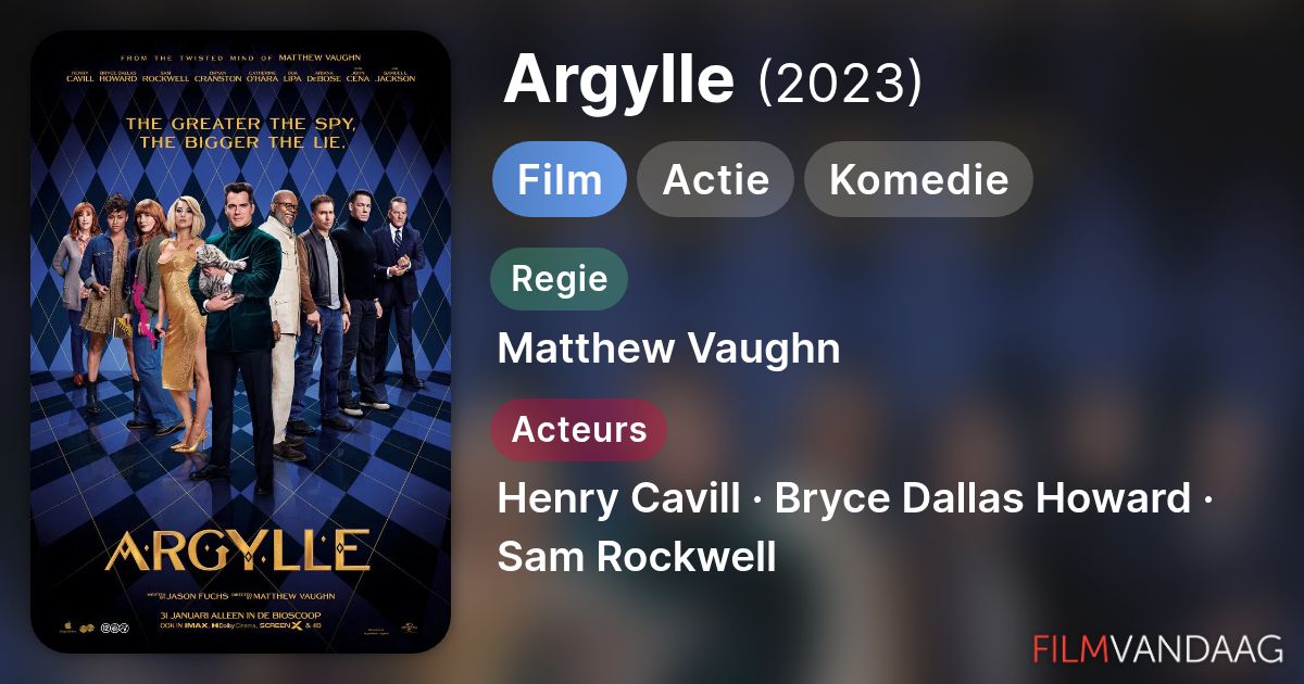 Argylle (film, 2023) - FilmVandaag.nl