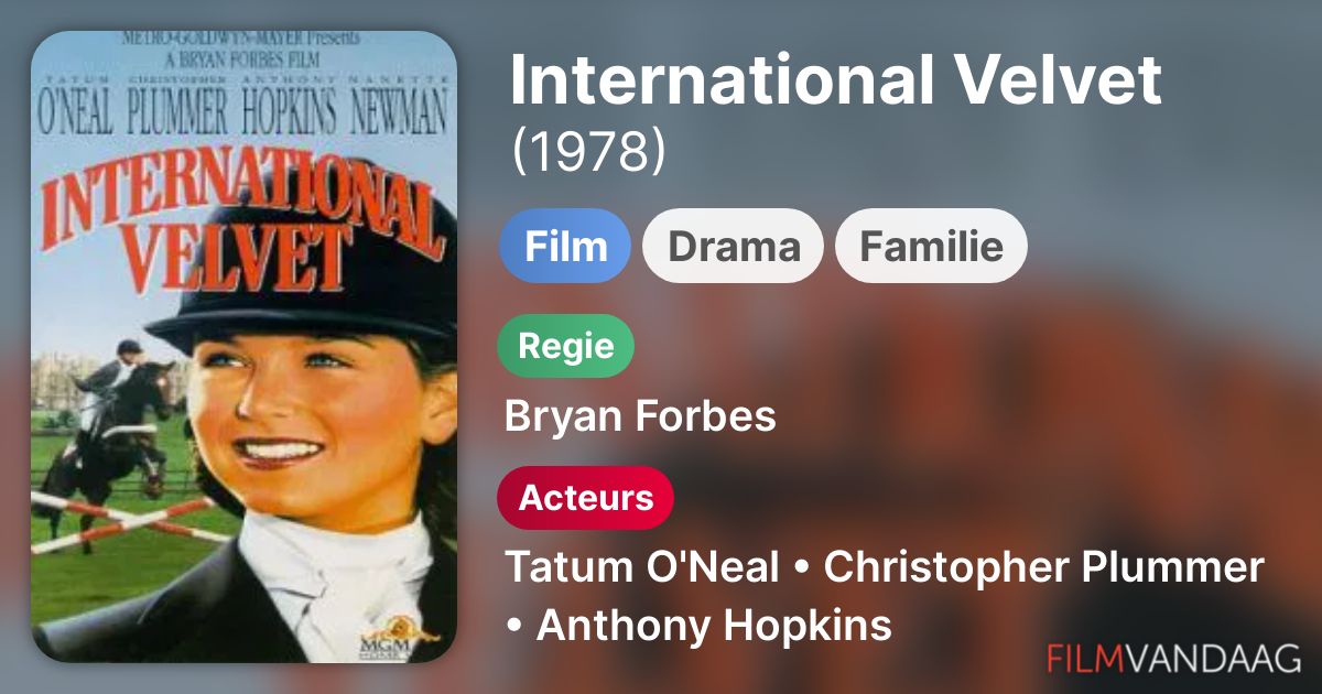 International Velvet (film, 1978) FilmVandaag.nl