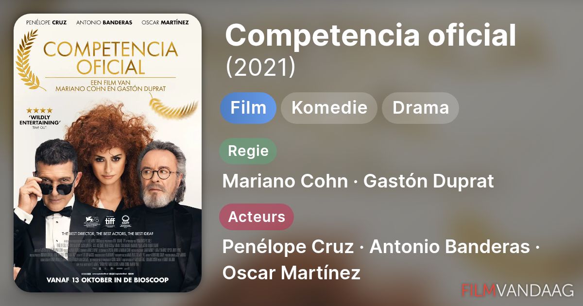 Competencia oficial (film, 2021) - FilmVandaag.nl